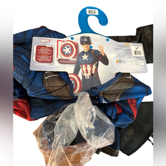 NWT Marvel Avengers Endgame Captain America KidsCostume medium 7-8 - Picture 2 of 4
